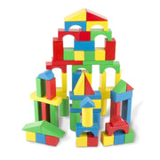 Melissa & Doug Set de Bloques de Madera 100 Piezas - Farmacias Arrocha
