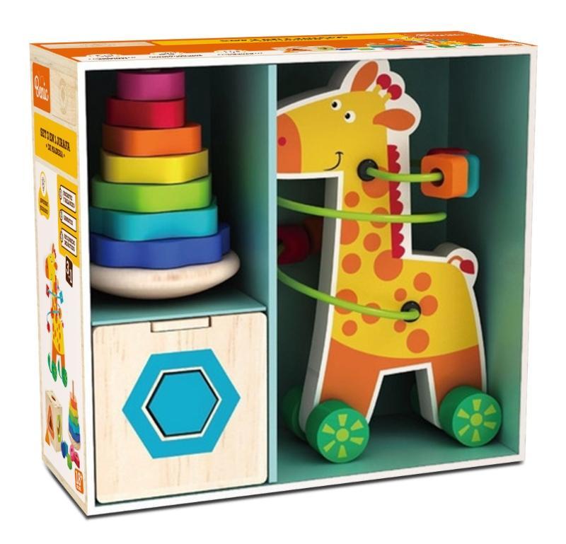 Benic Set 3 En 1 Jirafa De Madera - Farmacias Arrocha