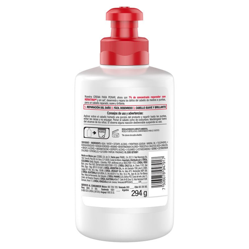 Elvive Reparación Total 5 Crema Para Peinar Reparador 300Ml - Farmacias Arrocha