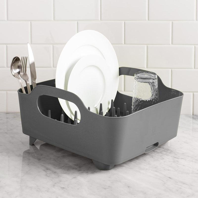 Umbra Tub Dish Rack Charcoal - Farmacias Arrocha