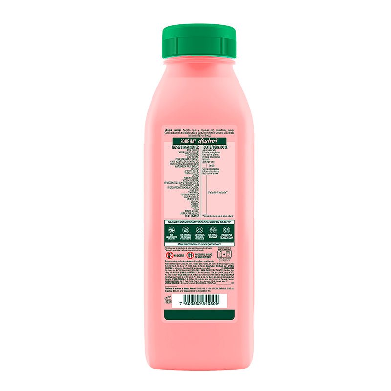 Garnier Fructis Hair Food Shampoo Sandía Revitalizante - 300 Ml - Farmacias Arrocha