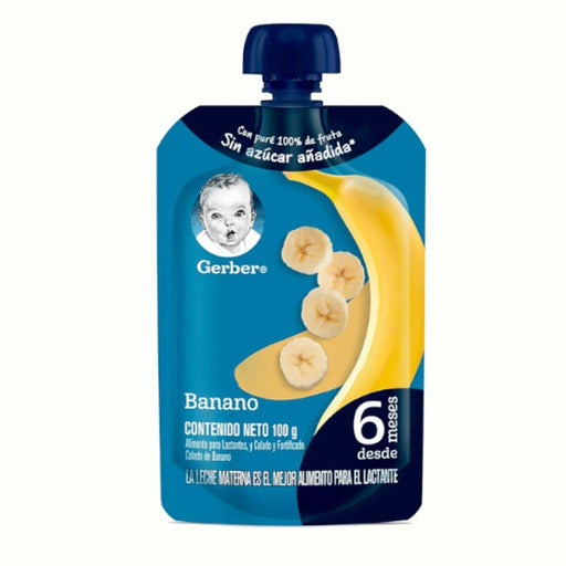 Gerber Junior Pouch Banano 100G - Farmacias Arrocha