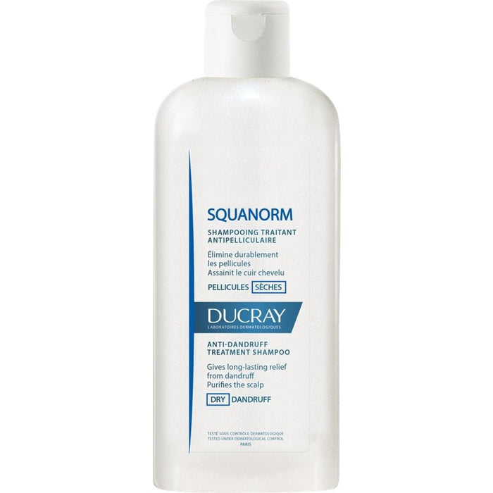DUCRAY SQUANORM Shampoo Tratante Anti Caspa- Caspa Seca 200ml - Farmacias Arrocha