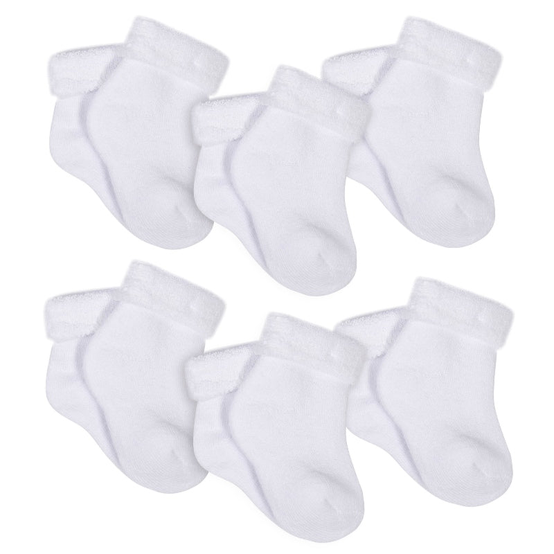 Gerber Medias Blancas Unisex 6PK 6-9M - Farmacias Arrocha