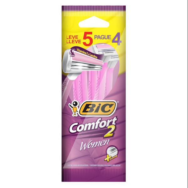 Bic Rasurador Comfort 2 Women Bo 5 - Farmacias Arrocha