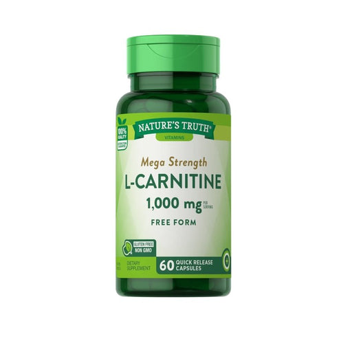 Nature's Truth L-Carnitine 1000Mg 60Caps - Farmacias Arrocha