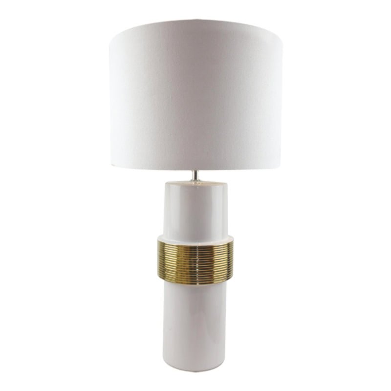Ceramic Lamp - White 61 Cm - Farmacias Arrocha