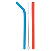 Set de 2 Carrizos de Silicona y Cepillo de Limpieza - Farmacias Arrocha