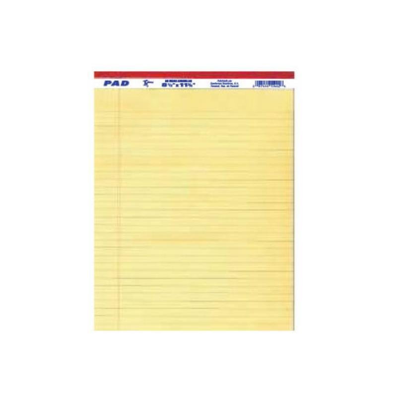 Corsario Pad Rayado Amarillo 8.5X11 (24) - Farmacias Arrocha