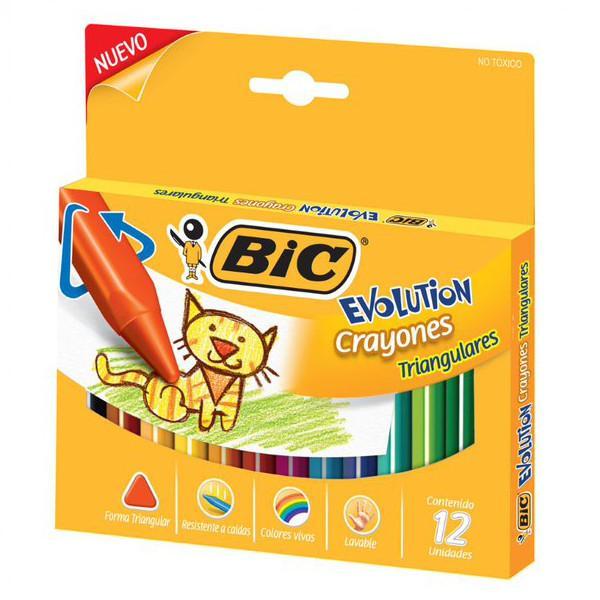 Bic Crayon De Cera Triangular + 2 Lapiz - Farmacias Arrocha