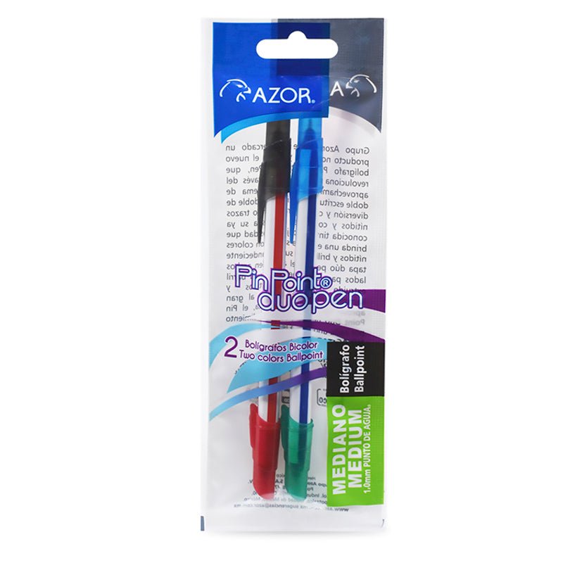 Azor Boligrafo Pin Point Duo Pen Mix - Farmacias Arrocha