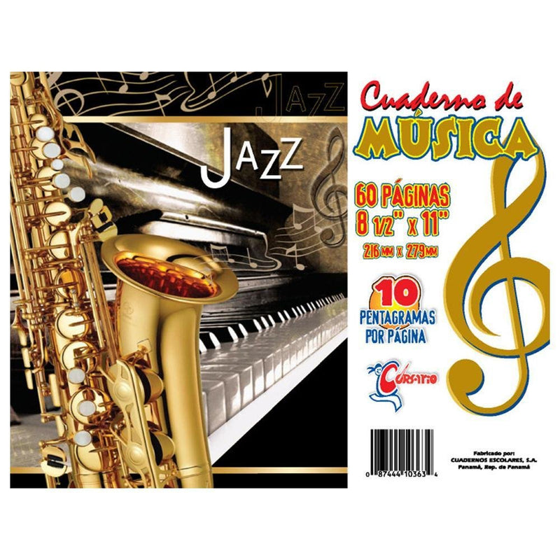 Corsario Libreta Espiral Musica Color (40) - Farmacias Arrocha