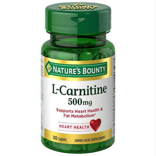 Nature's Bounty L.Carnitine 500 Mg De 30 Tabletas - Farmacias Arrocha