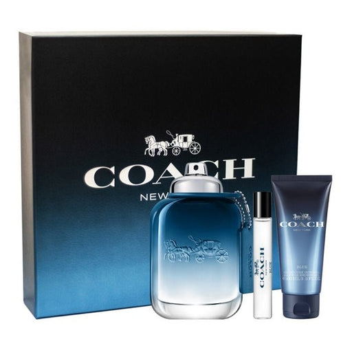 Coach Blue Gift Set Cf Edt100+Sg100+Edt7,5 S1.22 - Farmacias Arrocha