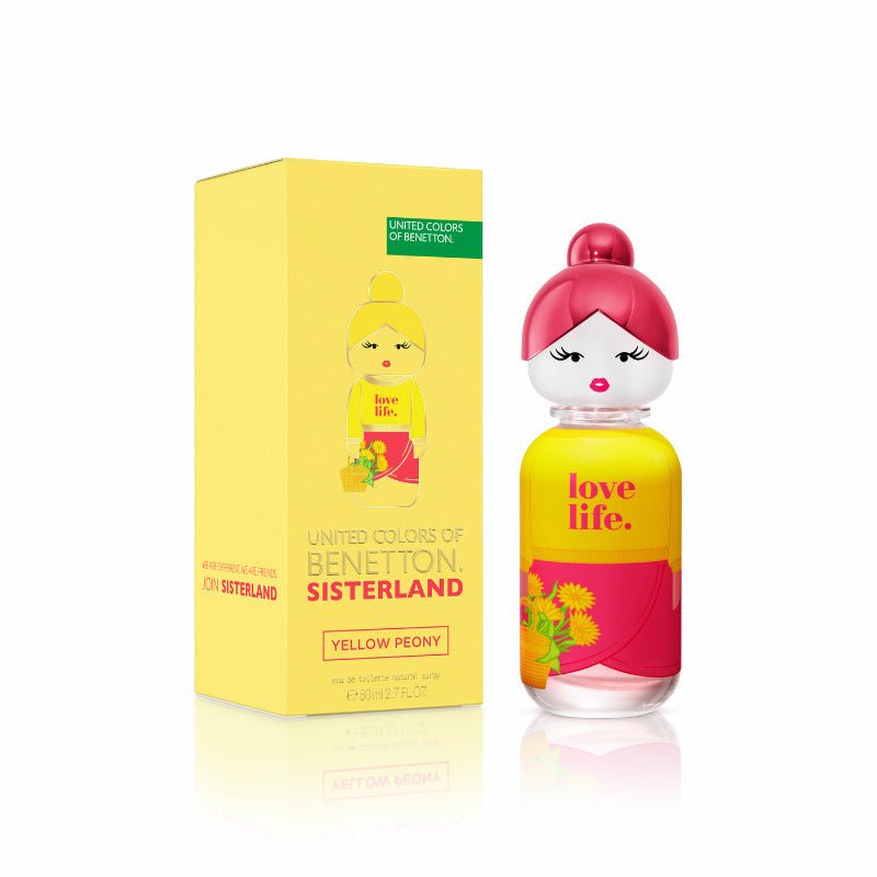 Benetton Sisterland Yellow Peony EDT 80Ml - Farmacias Arrocha