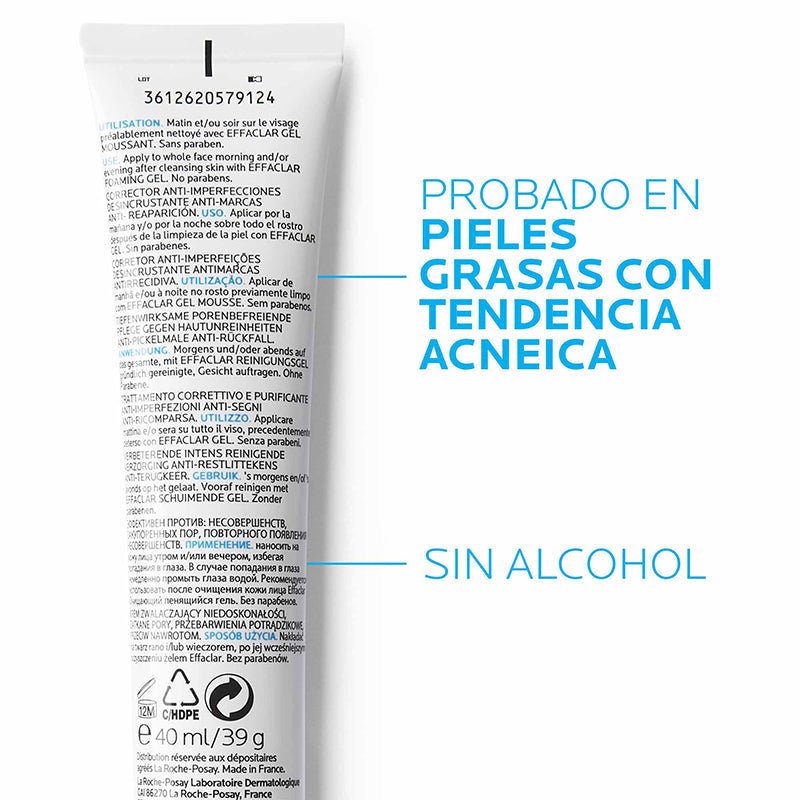 La Roche-Posay Effaclar Duo (+) Crema 40ml - Farmacias Arrocha