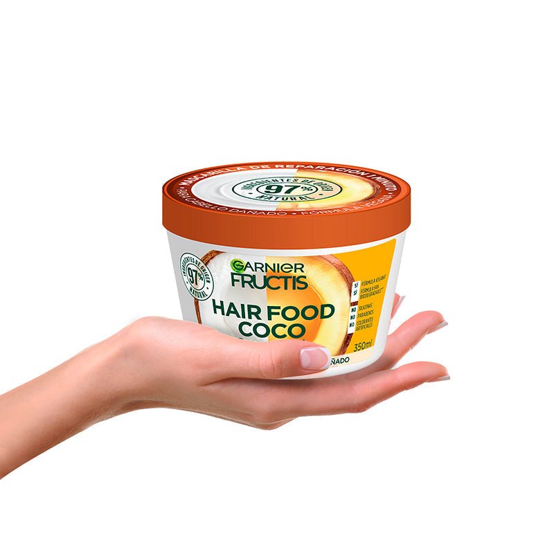 Garnier Fructis Hair Food Mascarilla de Reparación Coco 300ML - Farmacias Arrocha