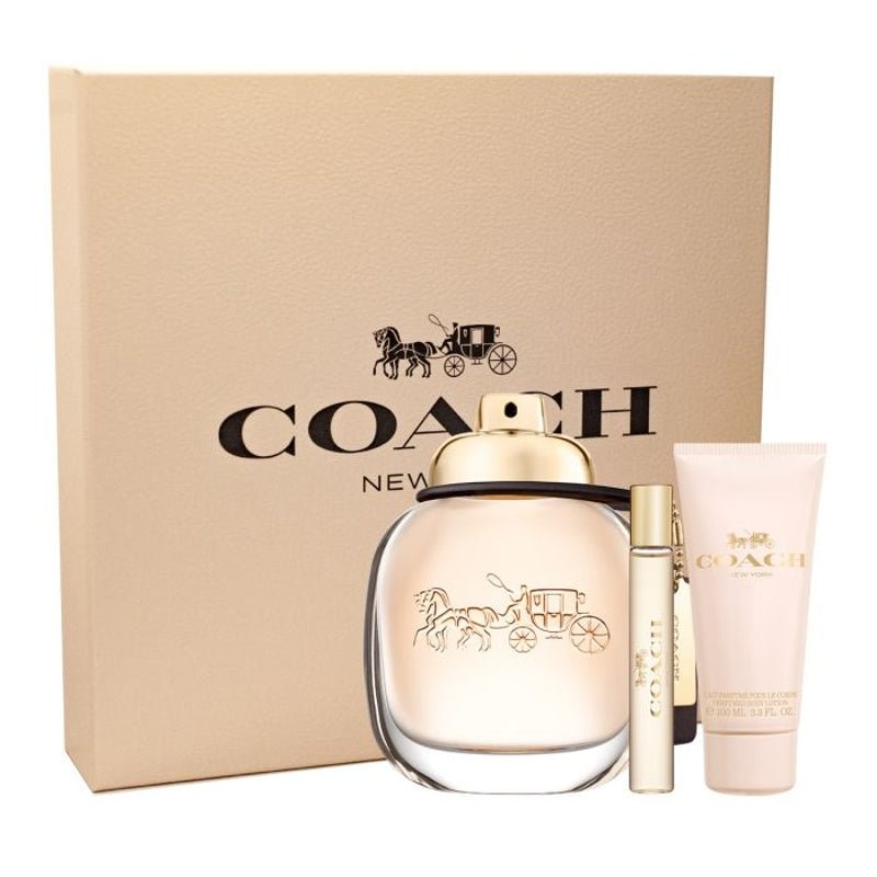 Coach New York Gift Set Edp Cof Edp90+Bl100+Edp7.5 S1.22 - Farmacias Arrocha