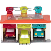 Battat Juego de 3 Carros y Garage - Farmacias Arrocha