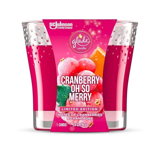 Glade Candle 4Oz Cranberry - Farmacias Arrocha