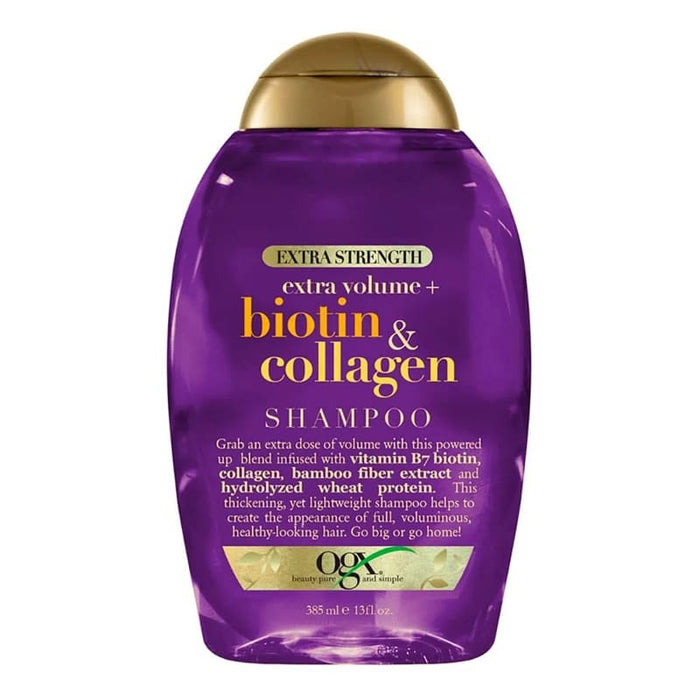 OGX Biotin Collagen Shampoo 13Oz - Farmacias Arrocha