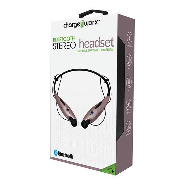 Chargeworx Bluetooth Headset Rose Gold - Farmacias Arrocha