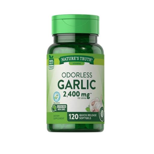 Nature's Truth Garlic 2400 Per Serving 120 Cap - Farmacias Arrocha
