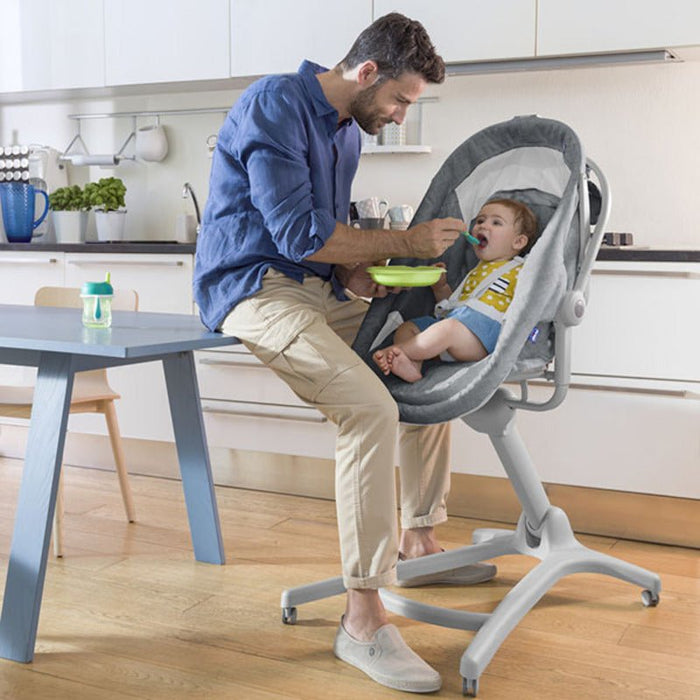 Baby Hug 4 In 1 Air Dark Grey Hamaca Chair And Bouncer - Farmacias Arrocha