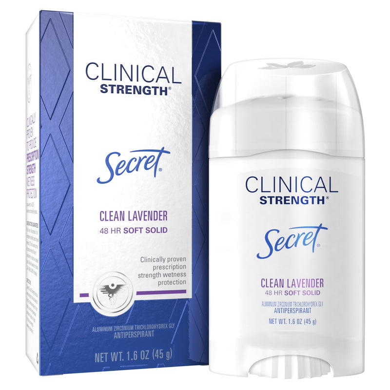 Secret Desodorante Clinical Clean Lavender 1.6 Oz 12 - Farmacias Arrocha