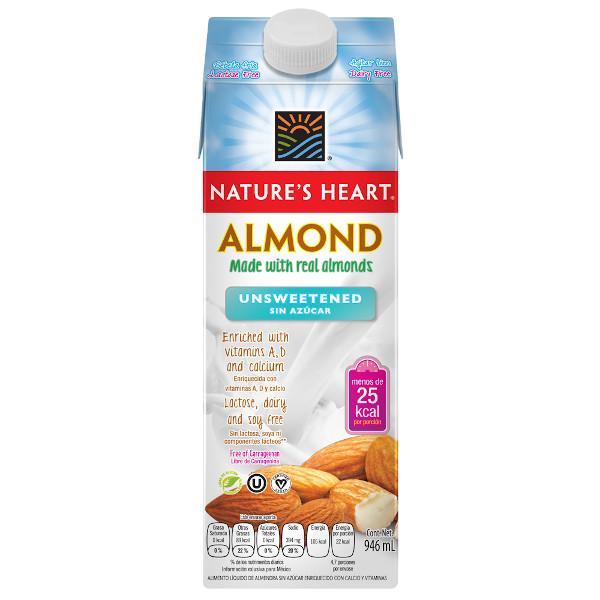 Nature's Heart Bebida de Almendra Sin Azúcar 12X946Ml - Farmacias Arrocha