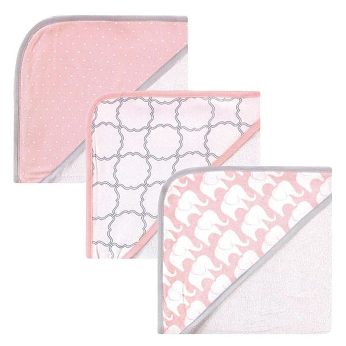 Bamboo Hoode Towel 3P Pink Elephant Gir - Farmacias Arrocha