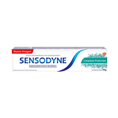 Crema Dental Sensodyne Limpieza Profunda 90G - Farmacias Arrocha