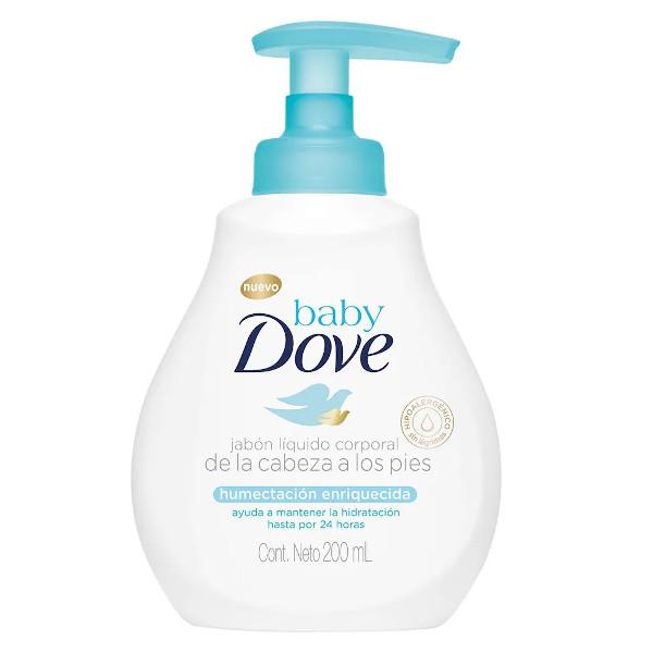 Dove Baby Jabon Liquido Humectacion Enriquecida 200Ml - Farmacias Arrocha