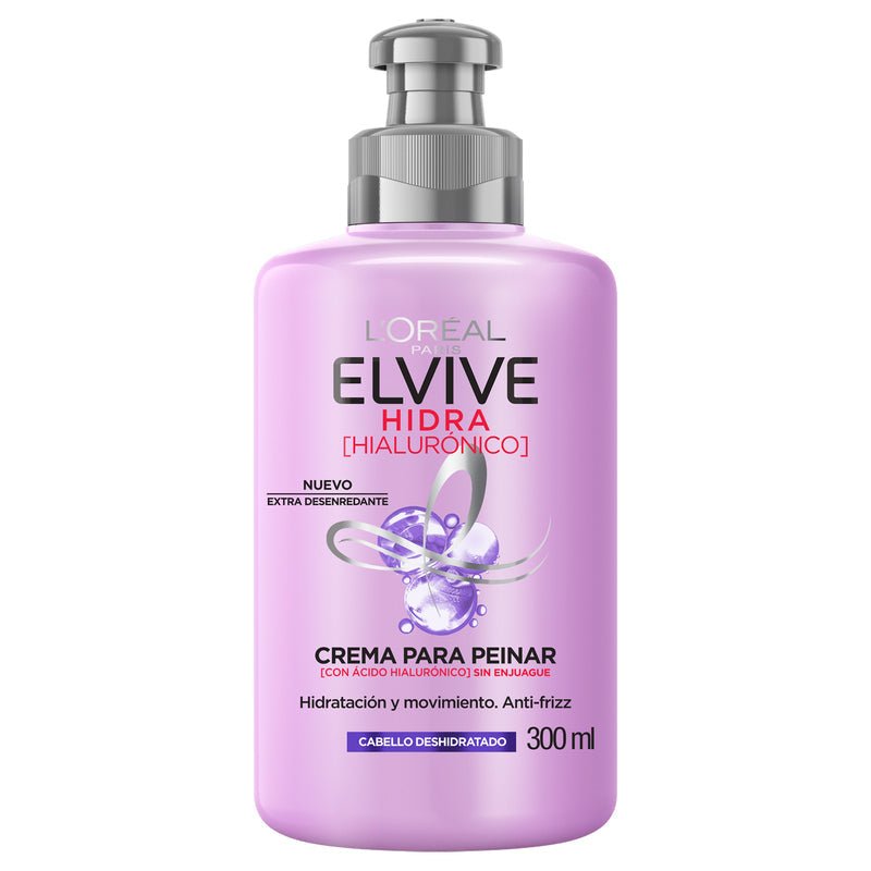 Elvive Hidra Hialurónico Crema Para Peinar Hidratación 300 Ml - Farmacias Arrocha