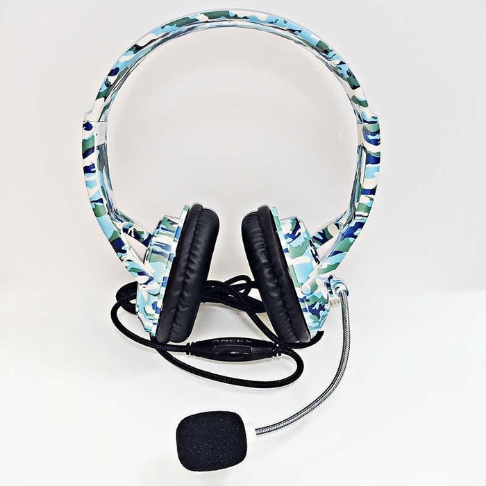 Aneex Gaming Headphone Camo Blue - Farmacias Arrocha