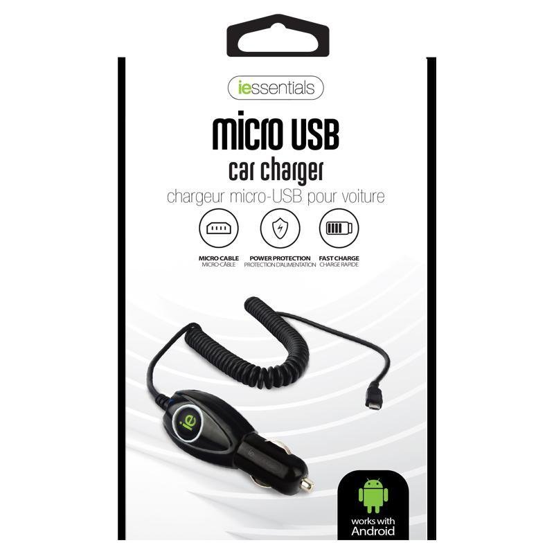 Iessentials Micro Tethered Car Charger - Farmacias Arrocha