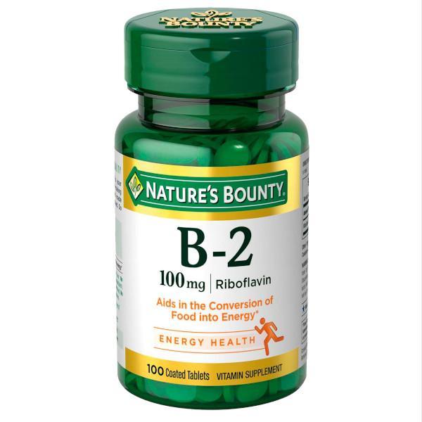 Nature's Bounty B-2 100 Mg De 100 Capsulas - Farmacias Arrocha
