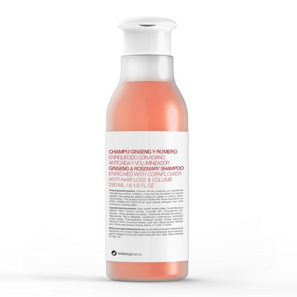 Botanica Pharma Champu Anticaida Ginseng Romero Y Aciano - Farmacias Arrocha