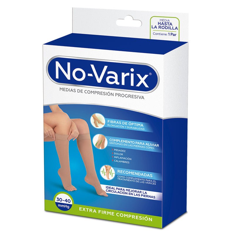 No-Varix Medias Ted Anti-Embolicas Hasta Rodilla - Farmacias Arrocha
