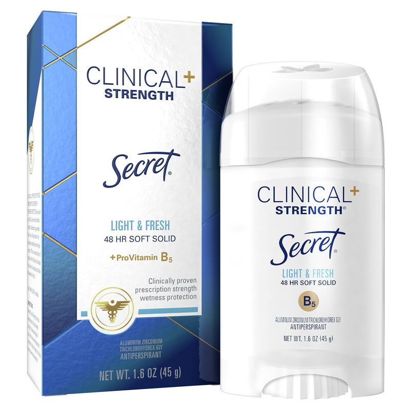 Secret Desodorante Clinical Light & Fresh 1.6Ozx12 - Farmacias Arrocha