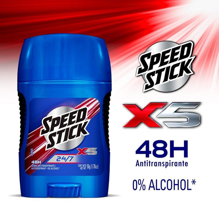Desodorante Speed Stick 24/7 X5 Multi-Protect Barra 50 g - Farmacias Arrocha