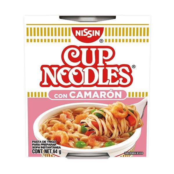 Nissin Sopa Cup Noodles Shrimp 2.25Oz - Farmacias Arrocha