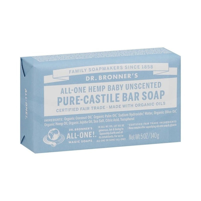 Dr Bronner Soap Baby Mild Bar 140G - Farmacias Arrocha