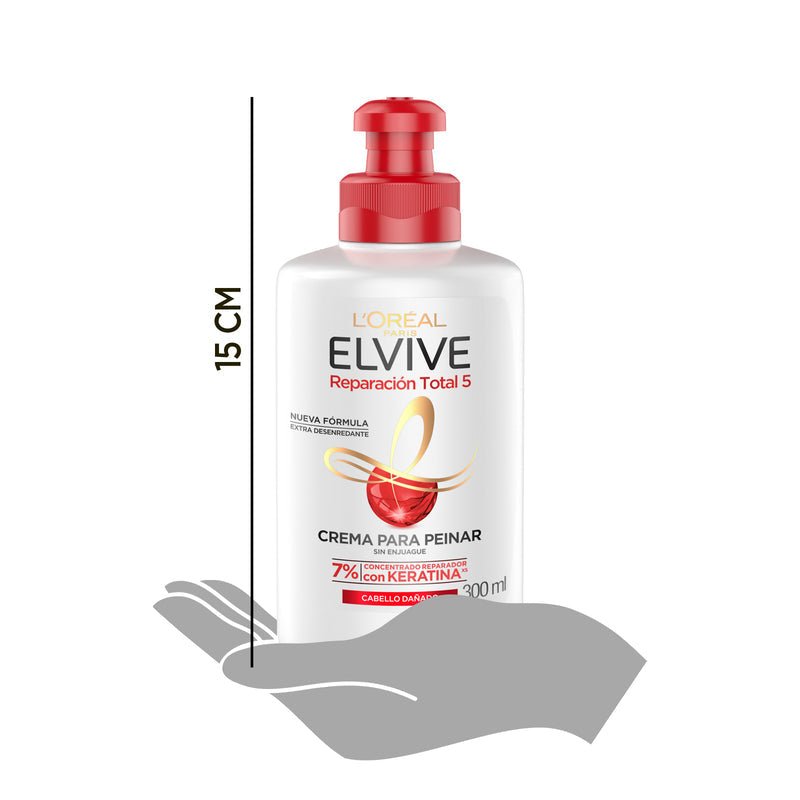 Elvive Reparación Total 5 Crema Para Peinar Reparador 300Ml - Farmacias Arrocha