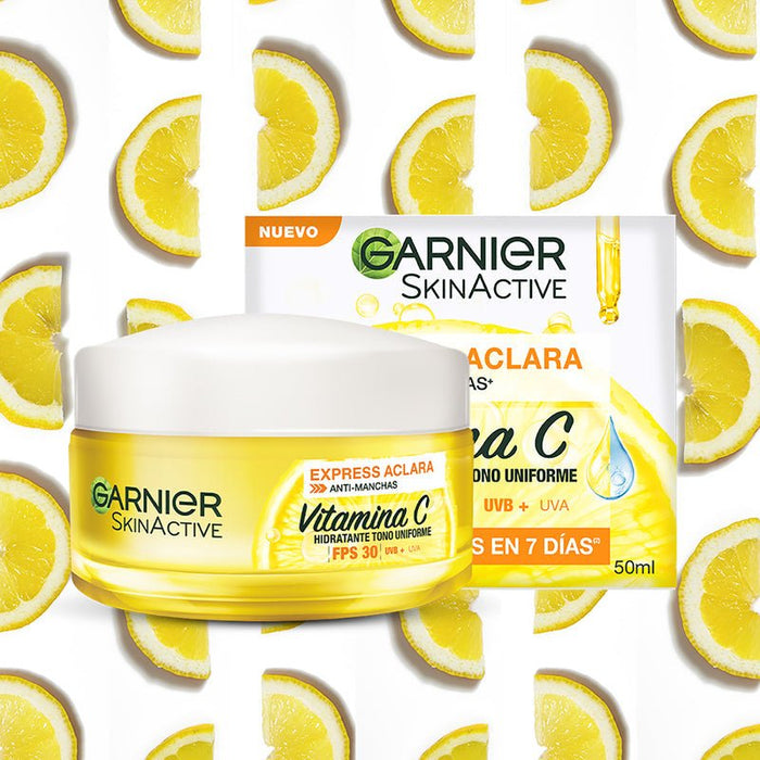 Garnier Express Aclara Crema Antimanchas Vitamina C 50 ml - Farmacias Arrocha