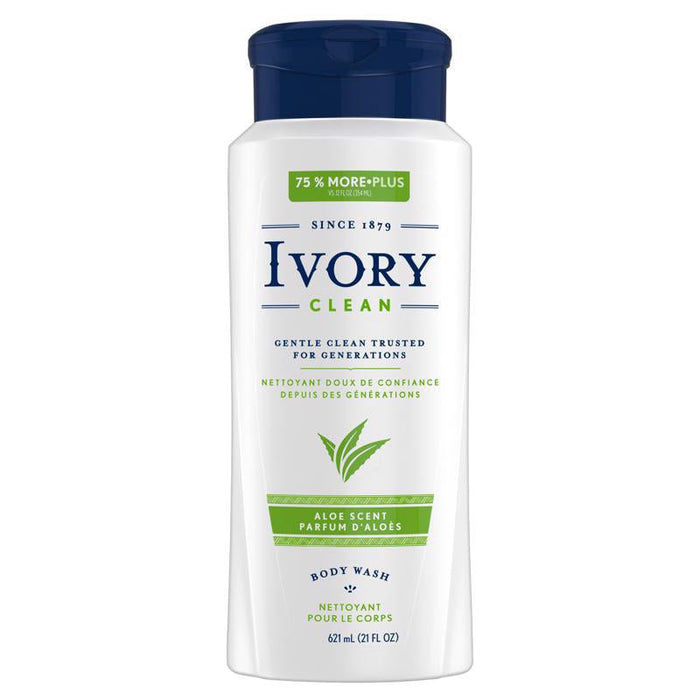 Ivory Body Wash Aloe 21oz 620ml - Farmacias Arrocha