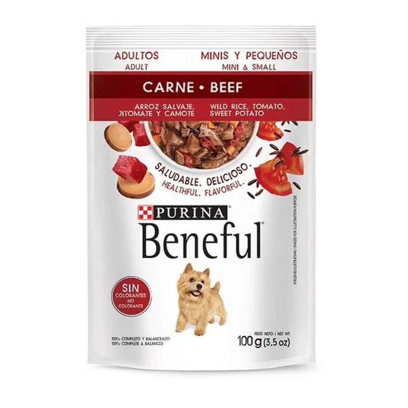 Purina Beneful Adult Comida Húmeda - Carne 100 Gr - Farmacias Arrocha