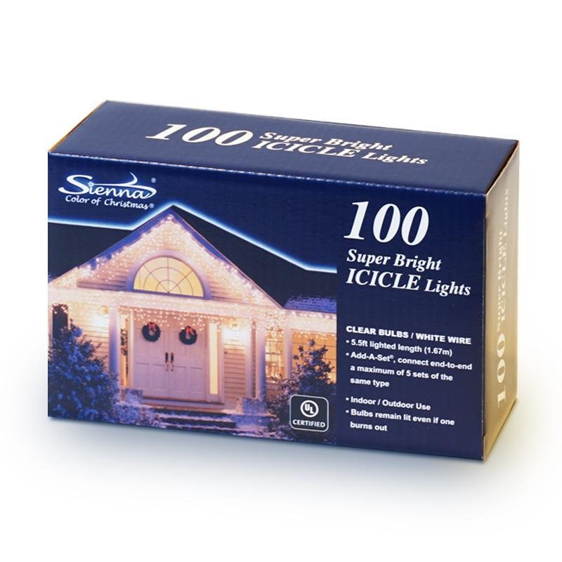 Sienna Juego De 100 Luces Cálidas, Cable Blanco - Farmacias Arrocha