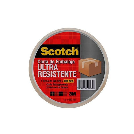 Scotch Cinta Ultra Resistente Clear 100M - Farmacias Arrocha