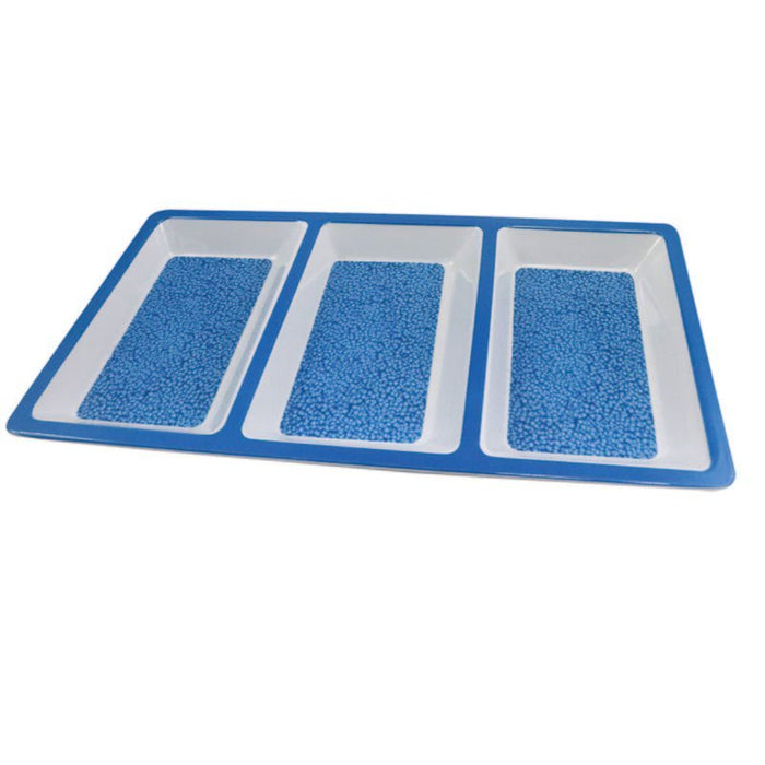 Bandeja Rectangular Azul 33.7x15.9 cm - Farmacias Arrocha
